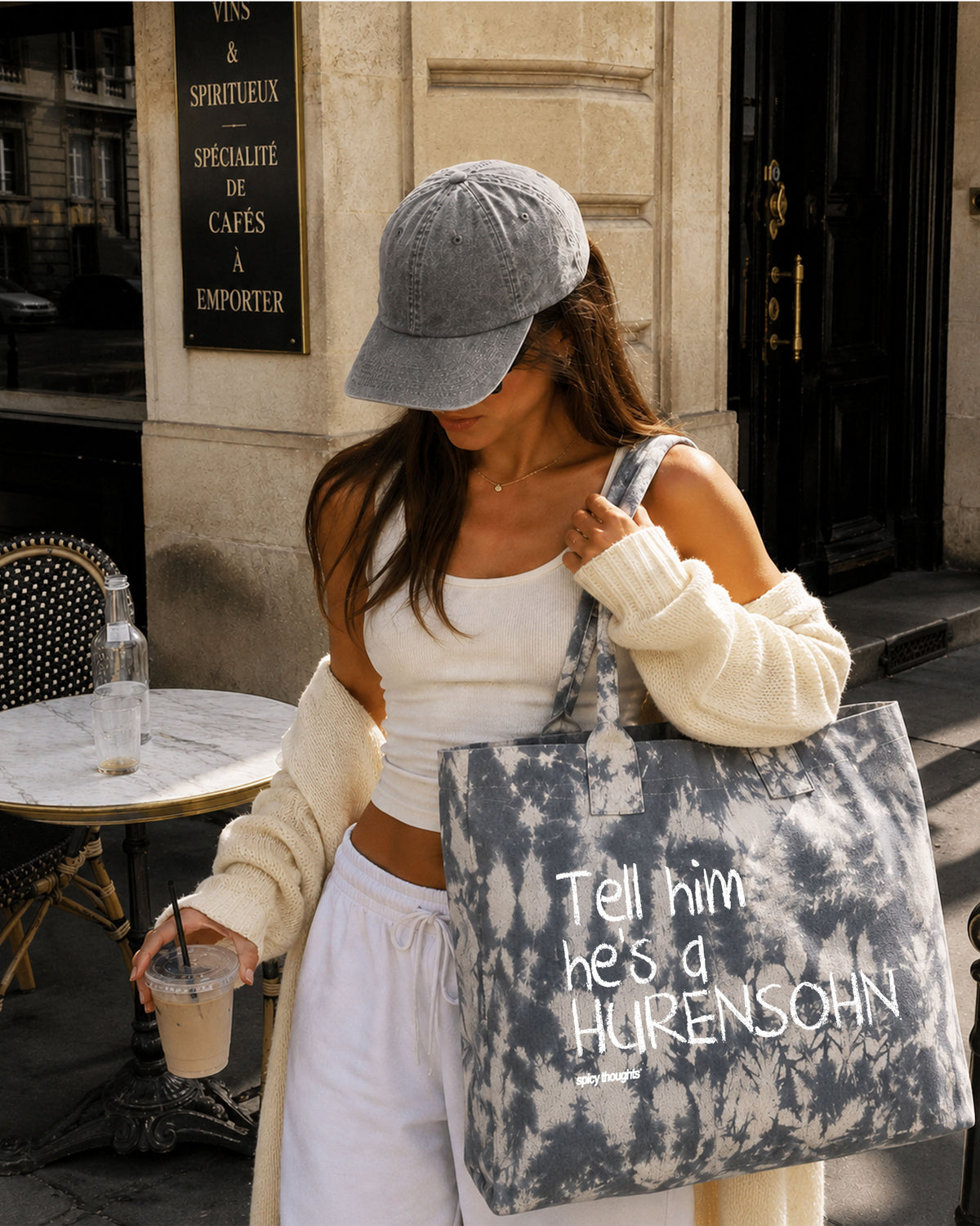 Tote Bag Tie-Dye - Tell Him He’s A Hurensohn