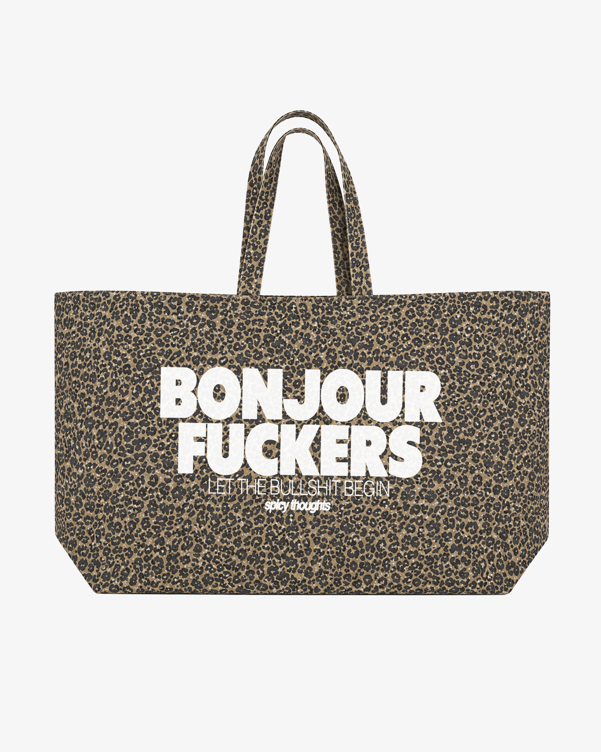 Tote Bag Leopard - Bonjour Fuckers
