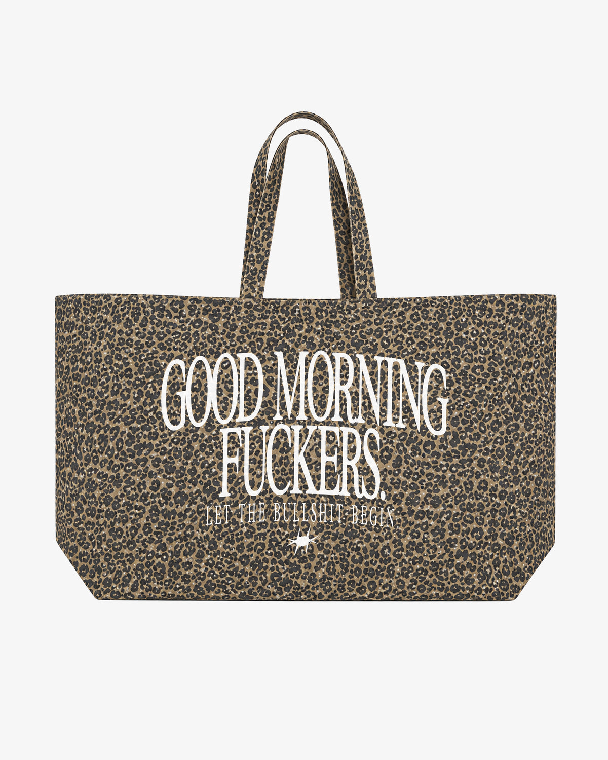 Tote Bag Leopard - Good Morning Fuckers