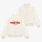 Track Jacket Stripe Girls - Can you see the “Fuck You” in my smile
