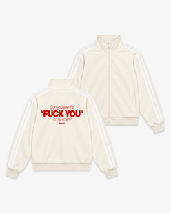 Track Jacket Stripe Girls - Can you see the “Fuck You” in my smile