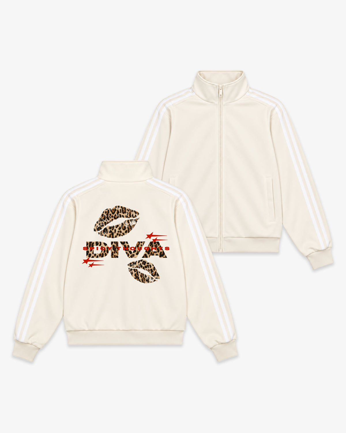 Track Jacket Stripe Girls - Diva Leopard Kiss