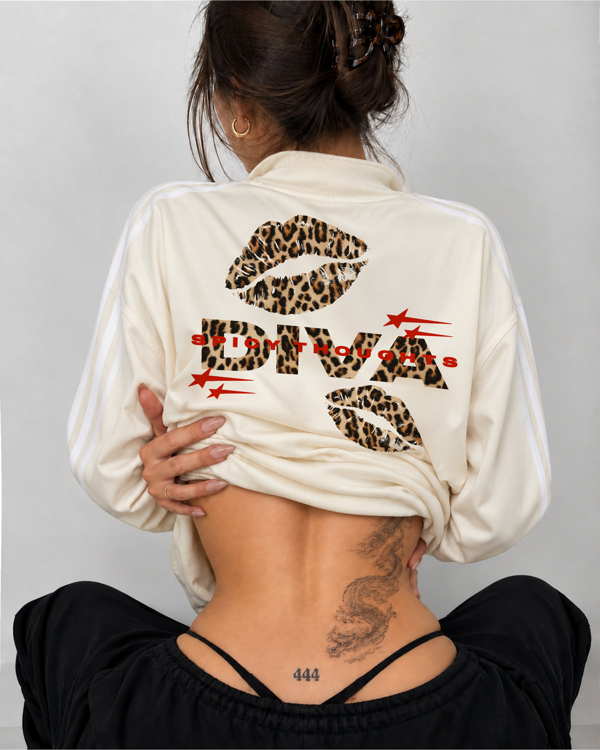 Track Jacket Stripe Girls - Diva Leopard Kiss