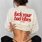 Track Jacket Stripe Girls - Fuck Your Bad Vibes