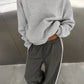 Wide Leg Track Pants Side Stripe