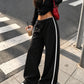 Wide Leg Track Pants Side Stripe