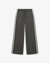 Wide Leg Track Pants Side Stripe