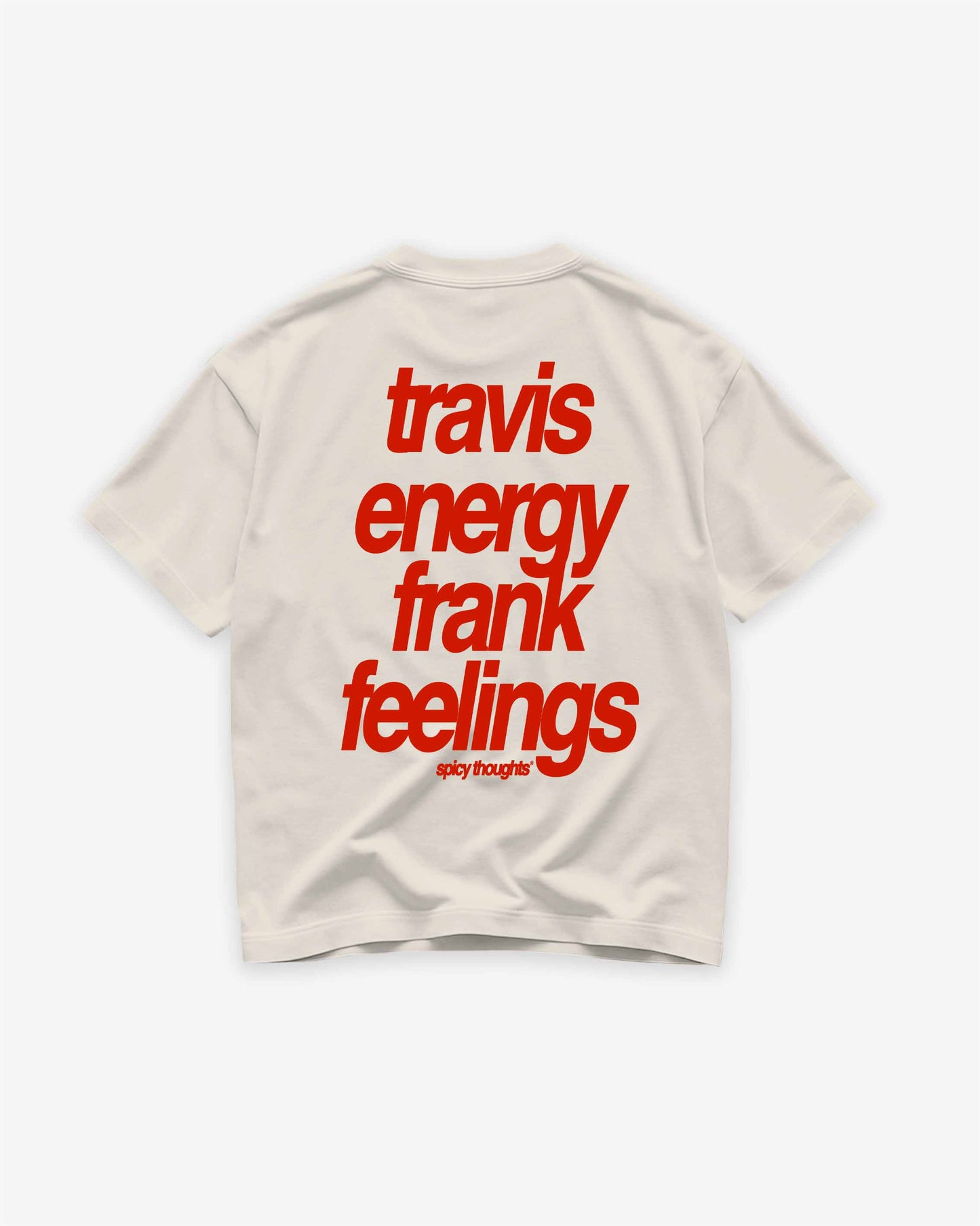 Heavy Oversized Tee - Travis Energy Frank Feelings