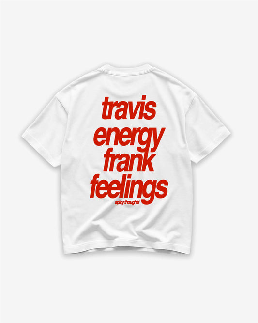 Heavy Oversized Tee - Travis Energy Frank Feelings