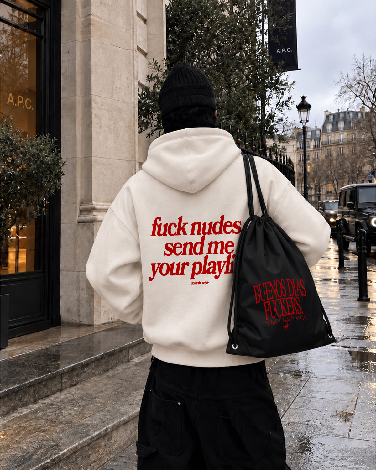 Drawstring Bag - Buenos Dias Fuckers