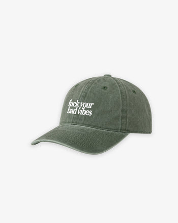 Vintage Washed Cap - Fuck Your Bad Vibes