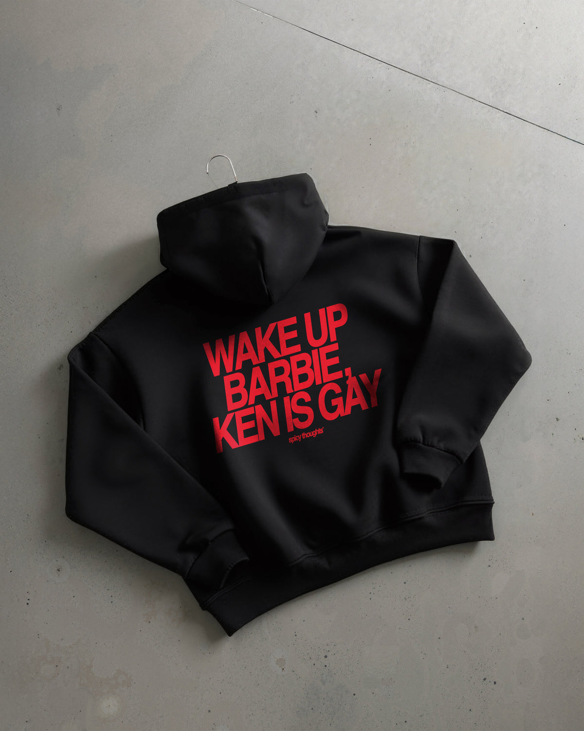 Oversized Hoodie - Wake Up Barbie, Ken Is Gay