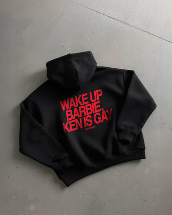 Oversized Hoodie - Wake Up Barbie, Ken Is Gay