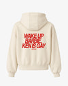 Oversized Hoodie - Wake Up Barbie, Ken Is Gay