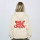 Oversized Hoodie - Wake Up Barbie, Ken Is Gay