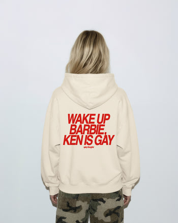 Oversized Hoodie - Wake Up Barbie, Ken Is Gay