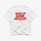 Heavy Oversized Tee - Wake Up Barbie, Ken Is Gay