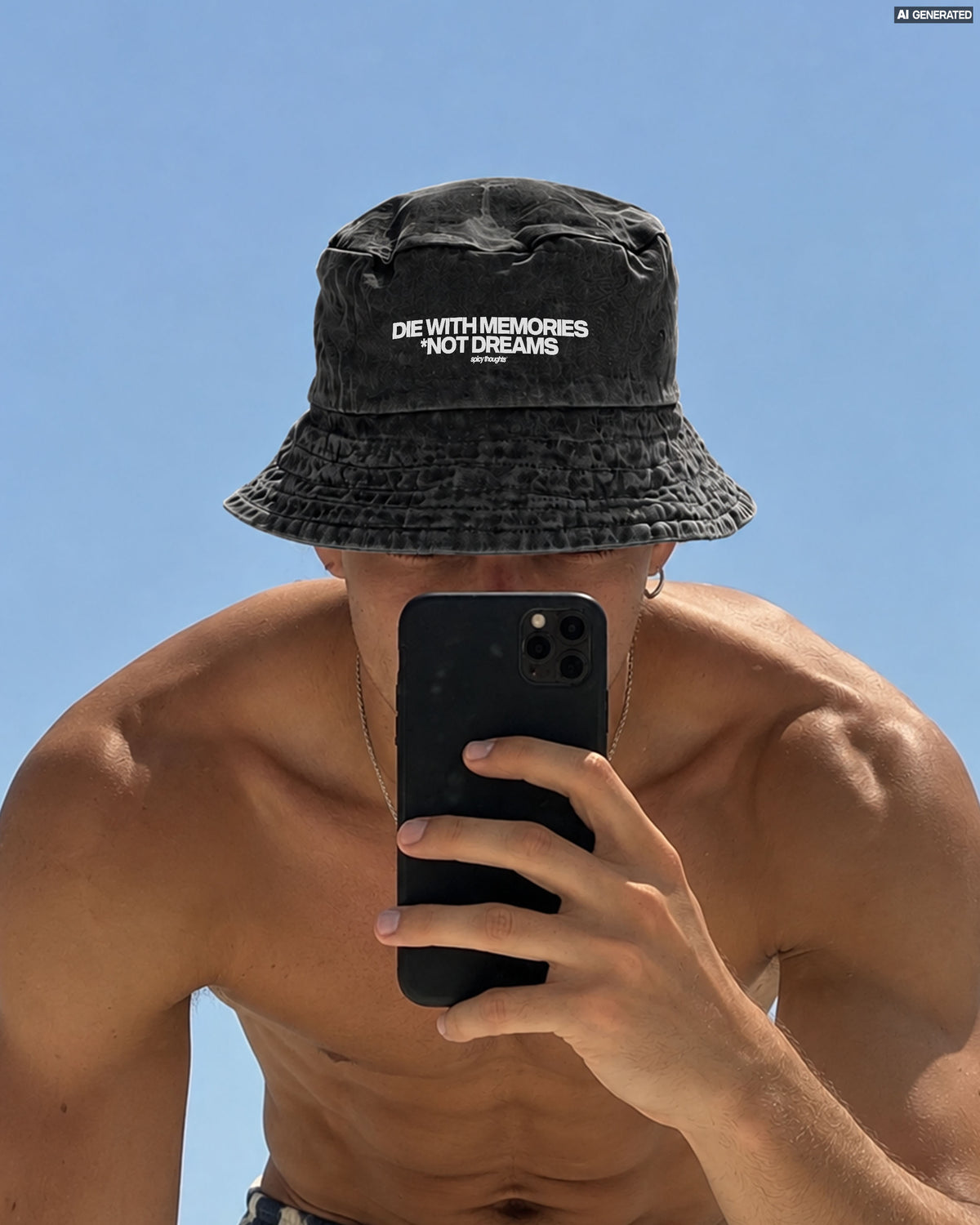 Bucket Hat Washed - Die With Memories Not Dreams