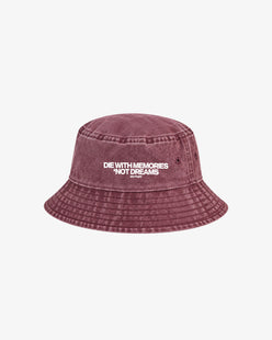 Bucket Hat Washed - Die With Memories Not Dreams
