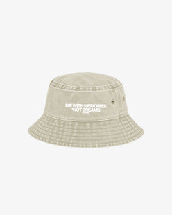 Bucket Hat Washed - Die With Memories Not Dreams