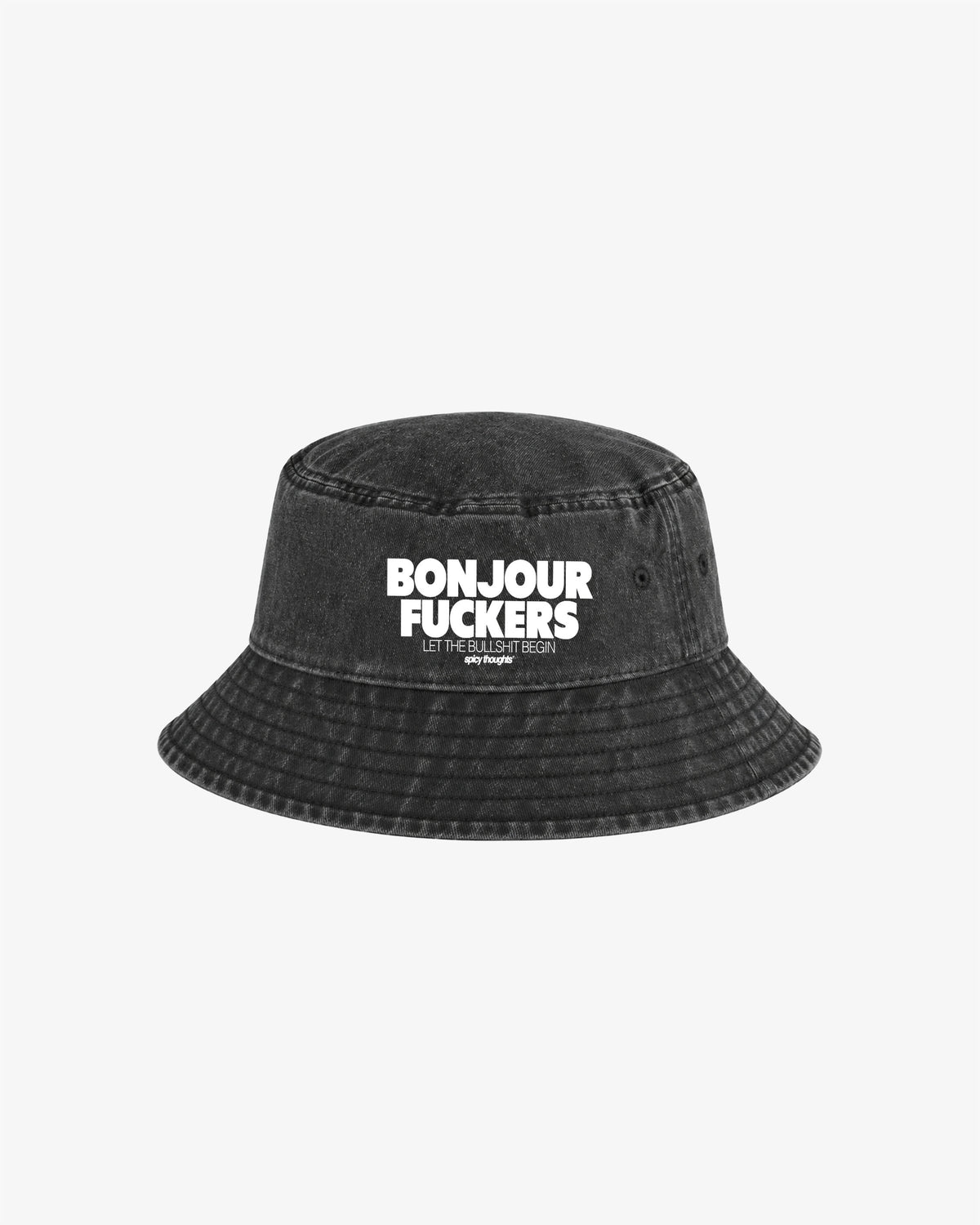Bucket Hat Washed - Bonjour Fuckers