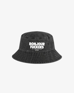 Bucket Hat Washed - Bonjour Fuckers