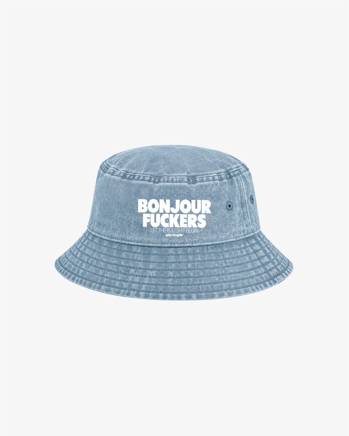 Bucket Hat Washed - Bonjour Fuckers