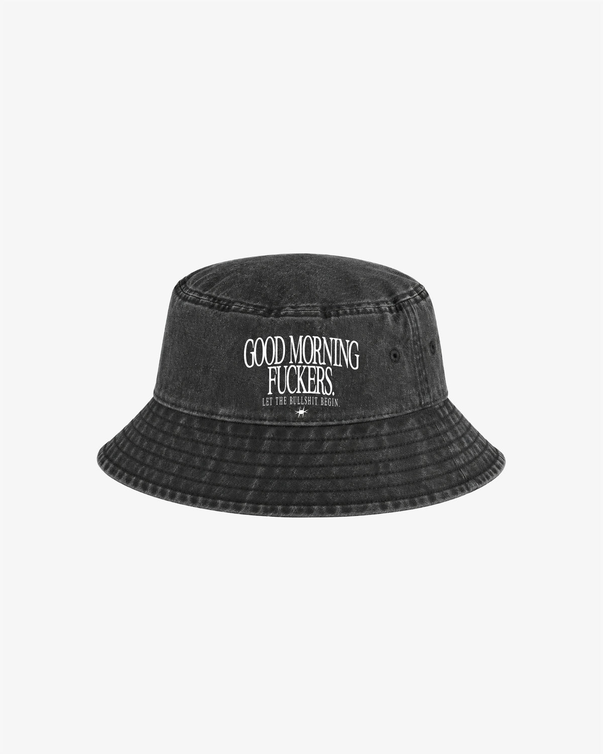 Bucket Hat Washed - Good Morning Fuckers