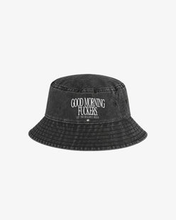 Bucket Hat Washed - Good Morning Fuckers