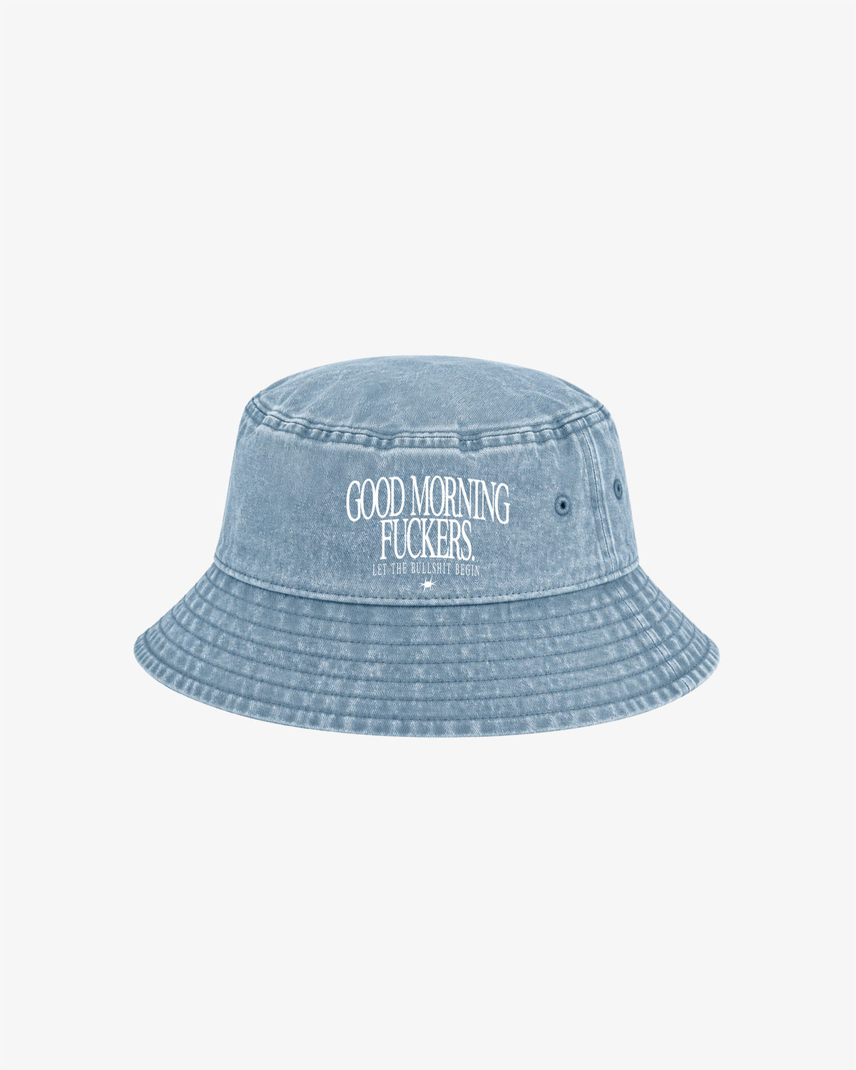 Bucket Hat Washed - Good Morning Fuckers