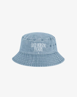Bucket Hat Washed - Good Morning Fuckers