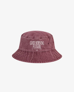 Bucket Hat Washed - Good Morning Fuckers