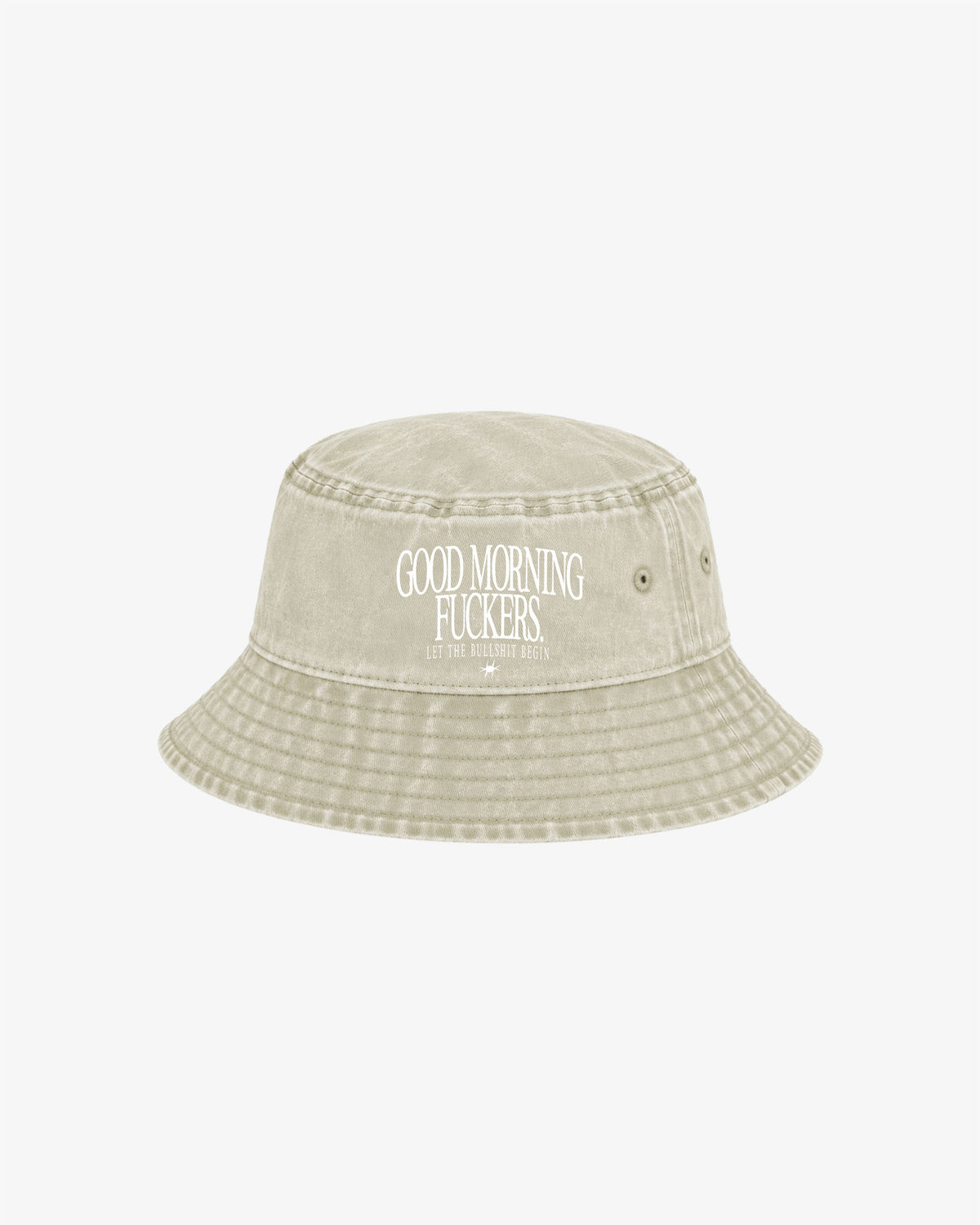 Bucket Hat Washed - Good Morning Fuckers
