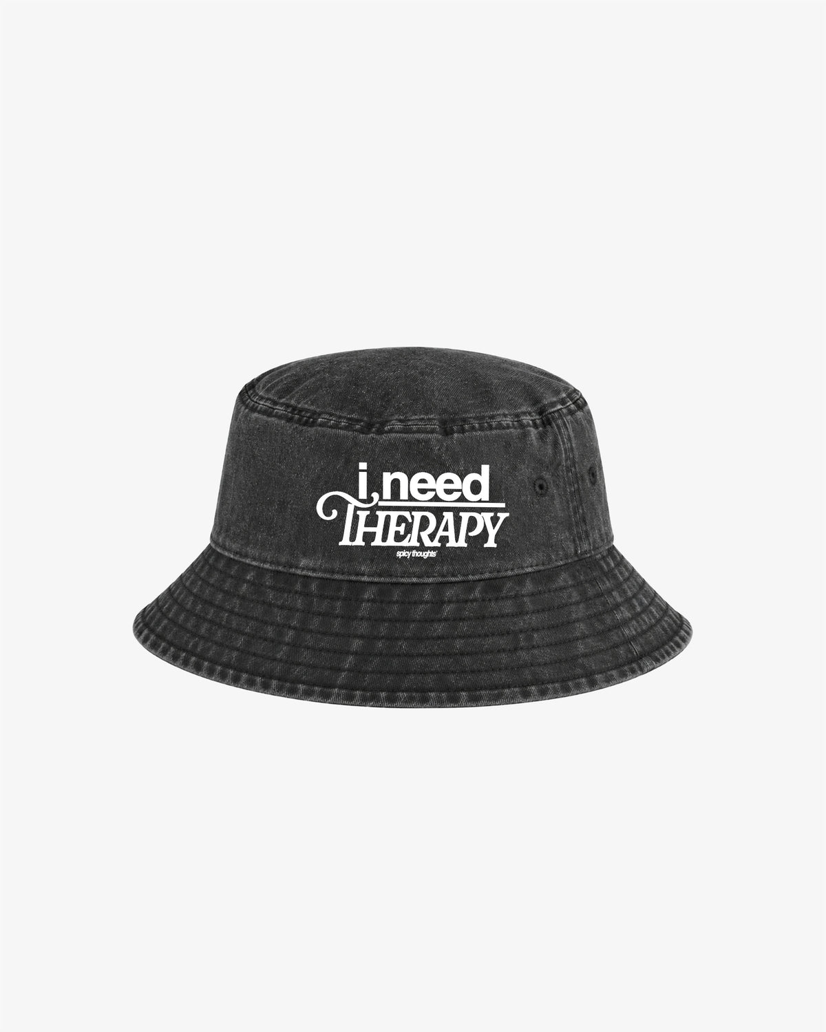 Bucket Hat Washed - I Need Therapy