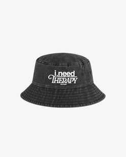 Bucket Hat Washed - I Need Therapy