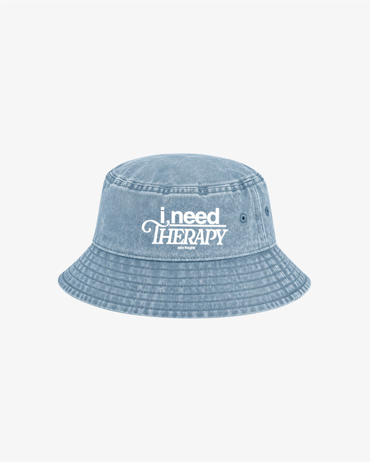 Bucket Hat Washed - I Need Therapy