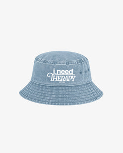 Bucket Hat Washed - I Need Therapy