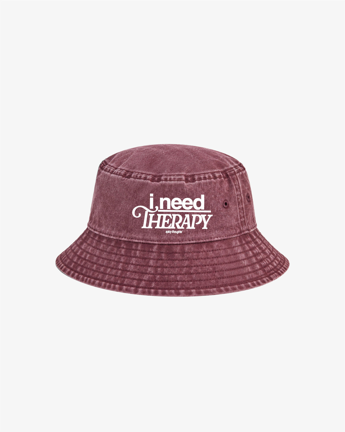 Bucket Hat Washed - I Need Therapy