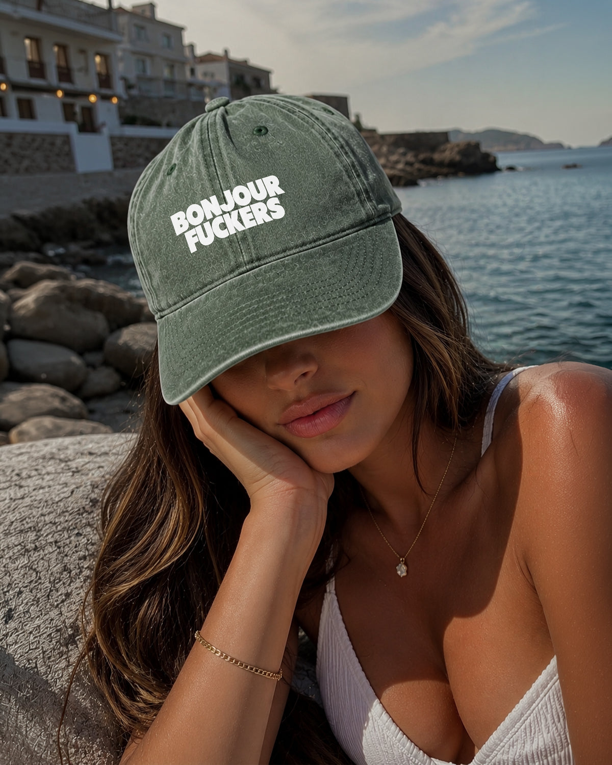 Vintage Washed Cap - Bonjour Fuckers