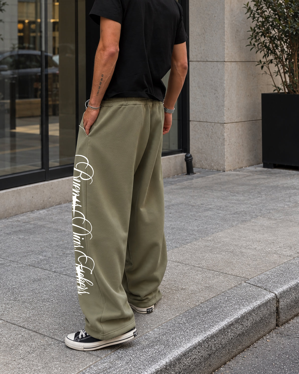 Wideleg Trackpants - Buenos Dias Fuckers