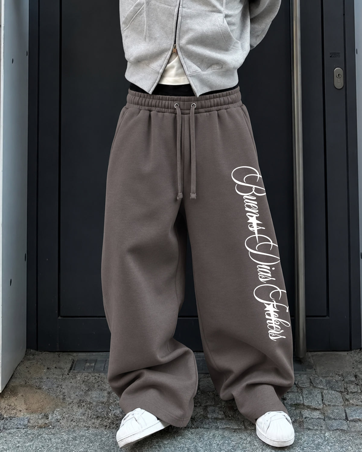 Wideleg Trackpants - Buenos Dias Fuckers
