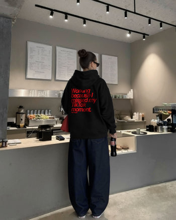 Oversized Hoodie - Working Because I Missed My TikTok Moment