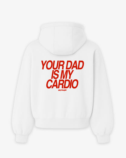 Oversized Hoodie - Your Dad Is My Cardio