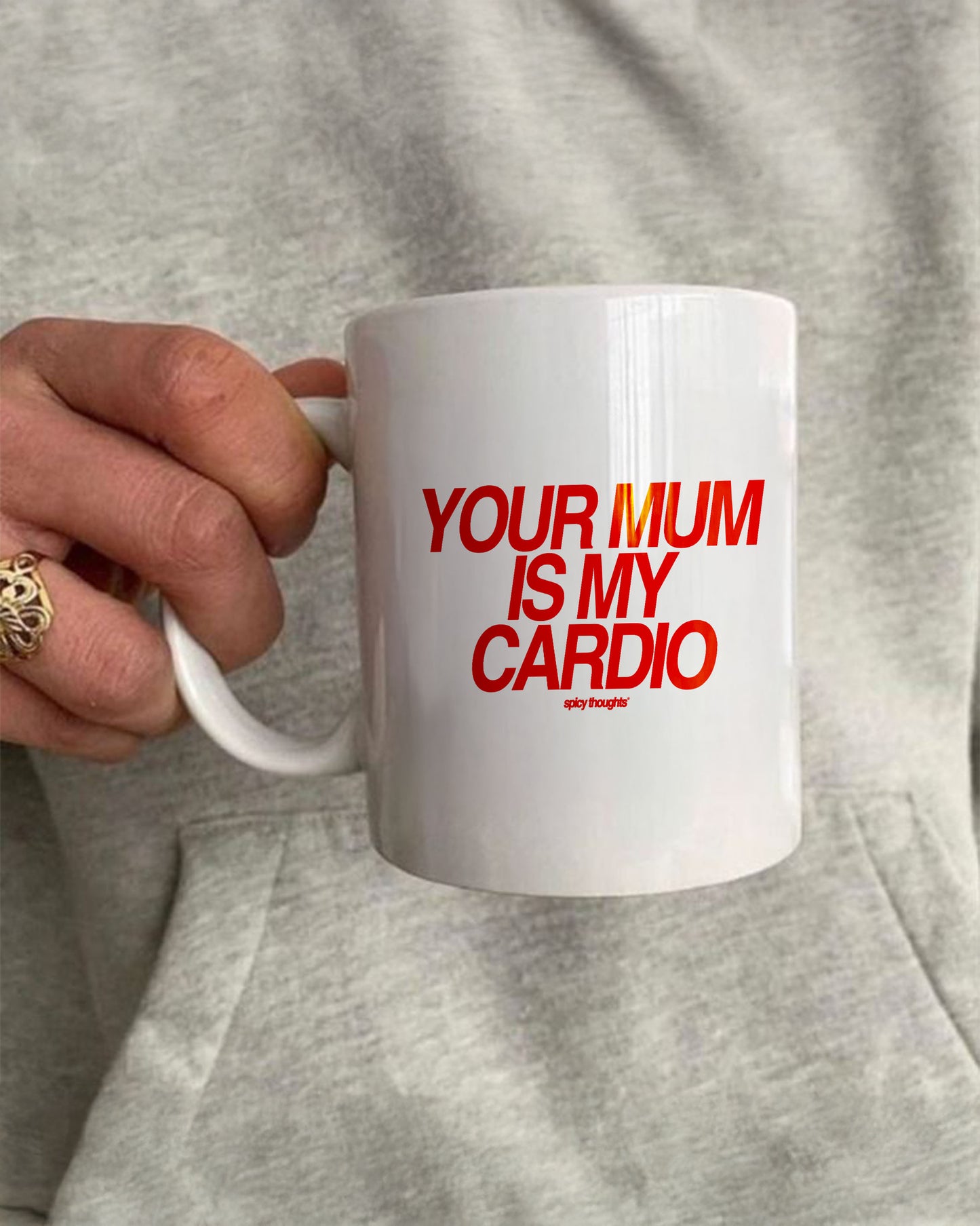 Ceramic Cup - Your Mum Is My Cardio
