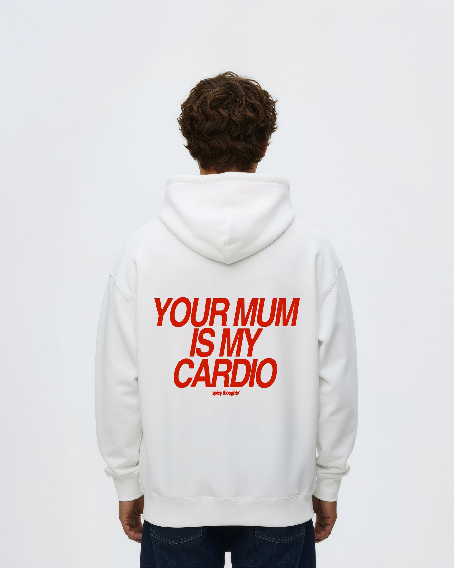Oversized Hoodie - Your Mum Is My Cardio