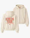 Oversized Zip Hoodie - Buenos Días Fuckers