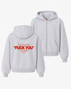 Oversized Zip Hoodie - Can You See The Fuck You In My Smile