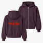 Oversized Zip Hoodie - Can You See The Fuck You In My Smile