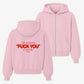 Oversized Zip Hoodie - Can You See The Fuck You In My Smile