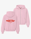 Oversized Zip Hoodie - Can You See The Fuck You In My Smile